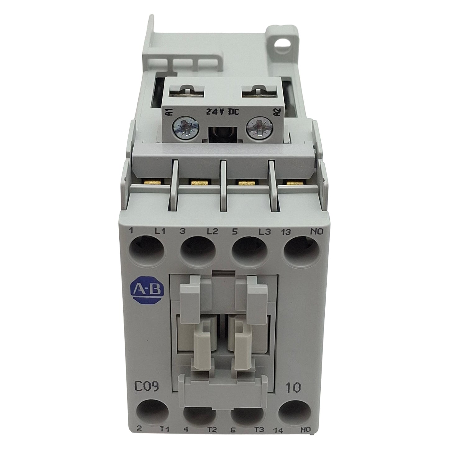 New Allen Bradley 100-C09ZJ10 Contactor, 3-Pole, 1NO, 25A 600VAC, 24VDC Coil