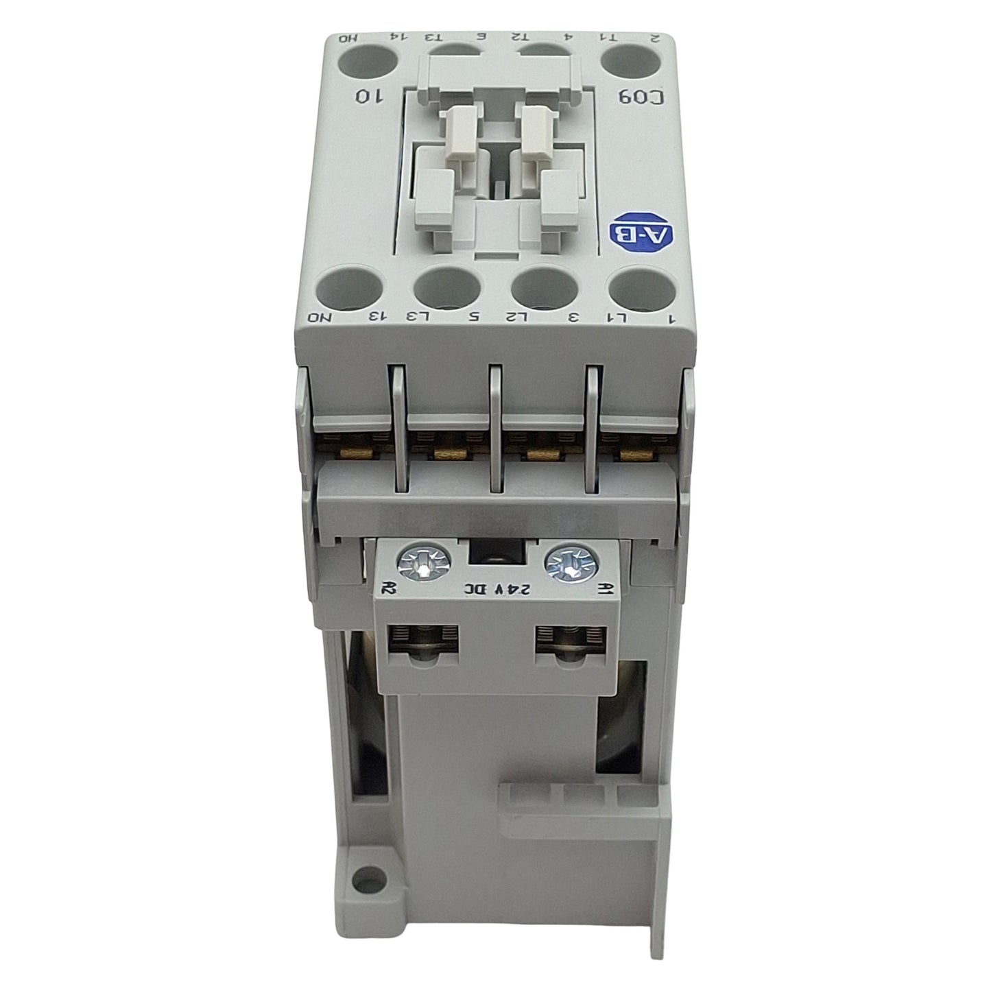 New Allen Bradley 100-C09ZJ10 Contactor, 3-Pole, 1NO, 25A 600VAC, 24VDC Coil