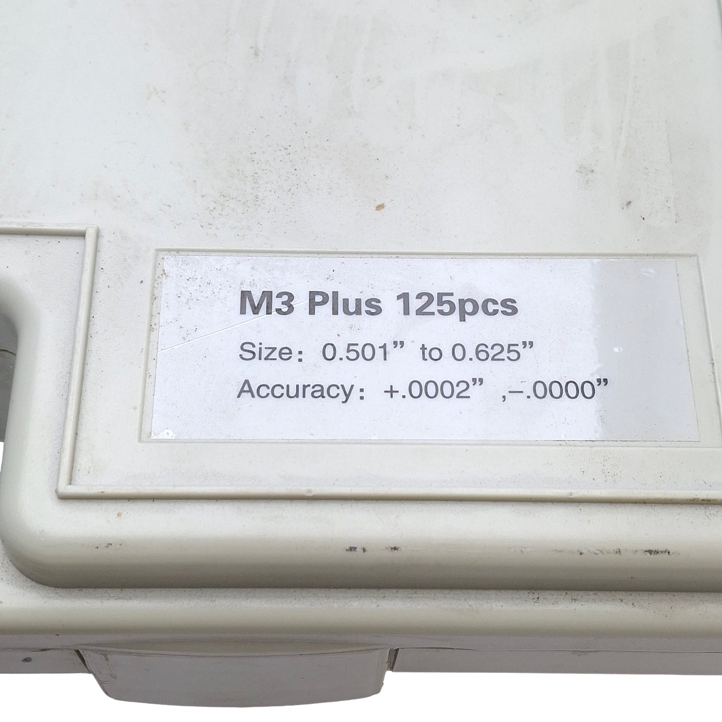 Used SPI 22-157-2 M3 Plus Pin Gauges, Class ZZ, 0.501-0.625in, +0.0002in - 0in