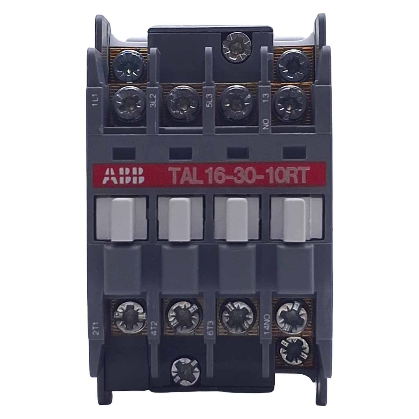 New – Open box ABB TAL16-30-10RT Contactor 3-Pole, 3NO+1NO Aux, 600VAC 30A, 25-45VDC Coil