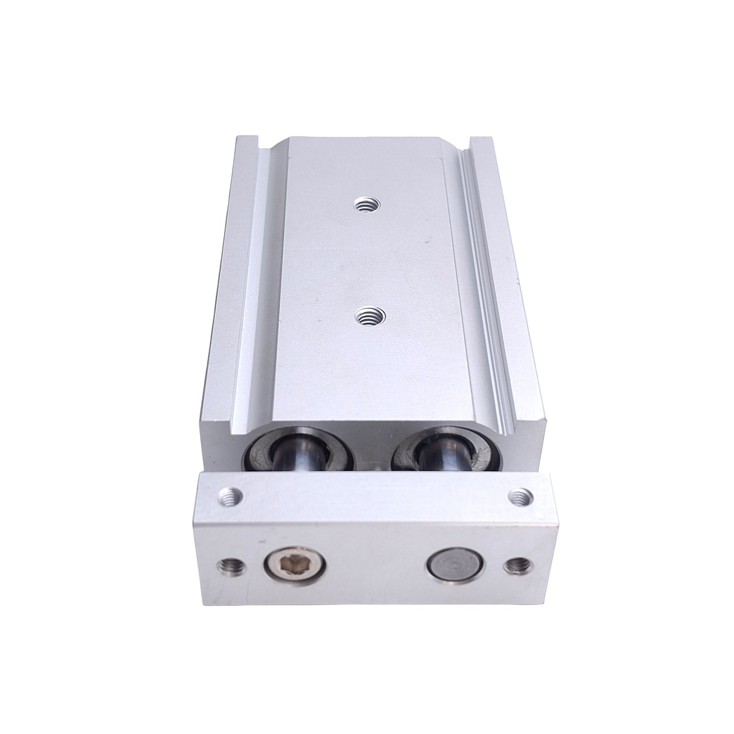 Used SMC CXSM20-30 Guided Cylinder, Bore: 20mm, Stroke: 30mm, 0.7MPa, M5x0.8