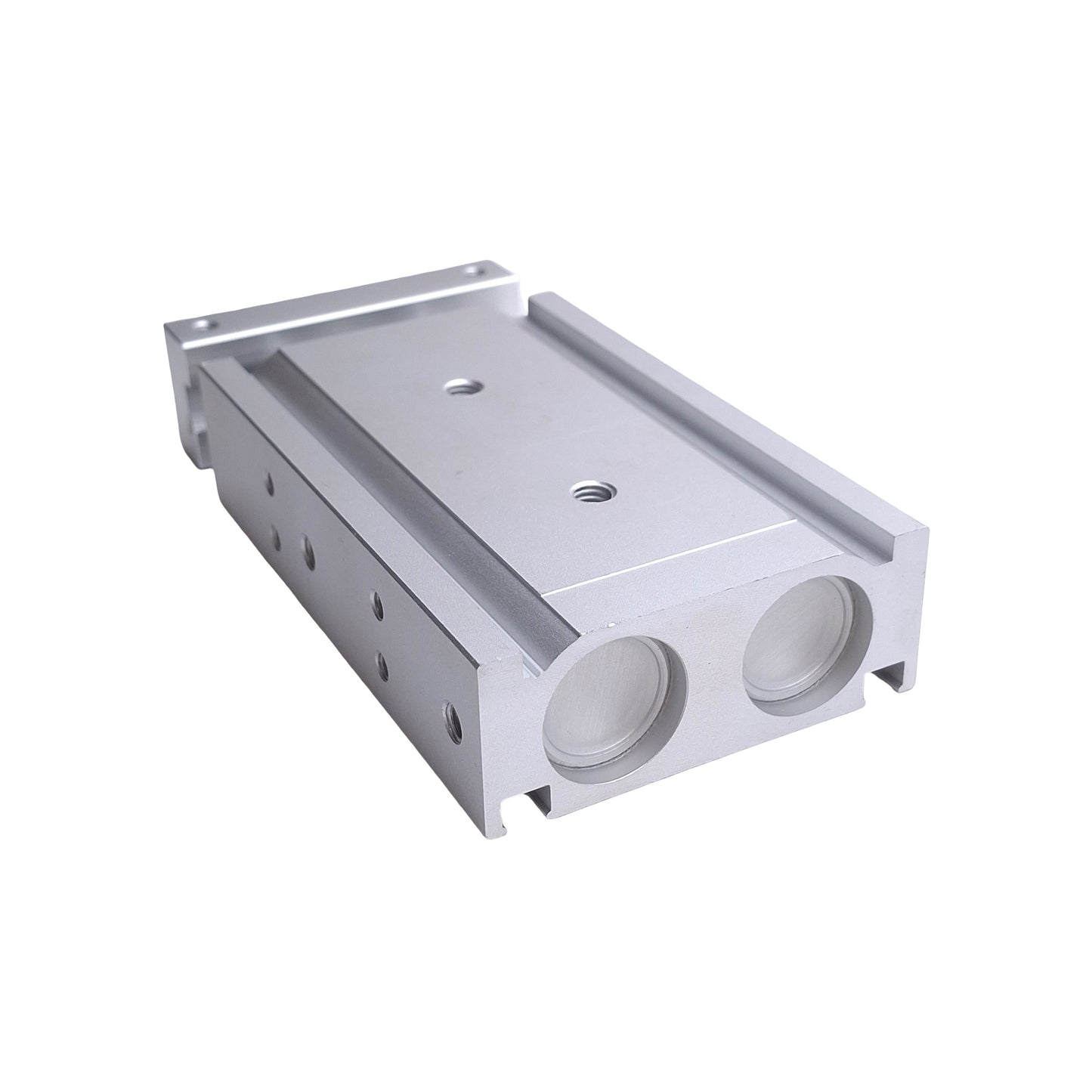 Used SMC CXSM20-30 Guided Cylinder, Bore: 20mm, Stroke: 30mm, 0.7MPa, M5x0.8