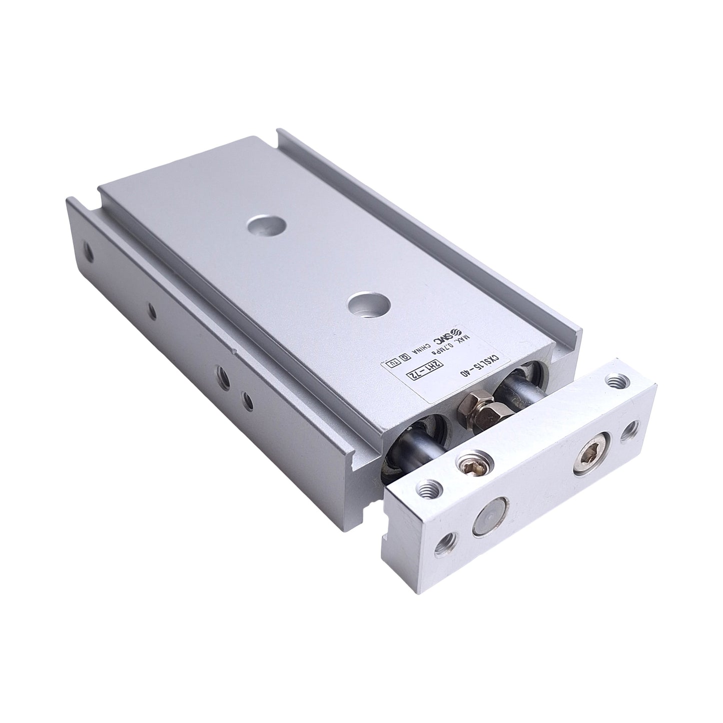 New – Open box SMC CXSL15-40 Dual Rod Cylinder, 15mm Bore, 40mm Stroke, M5 Ports, 0.7MPa