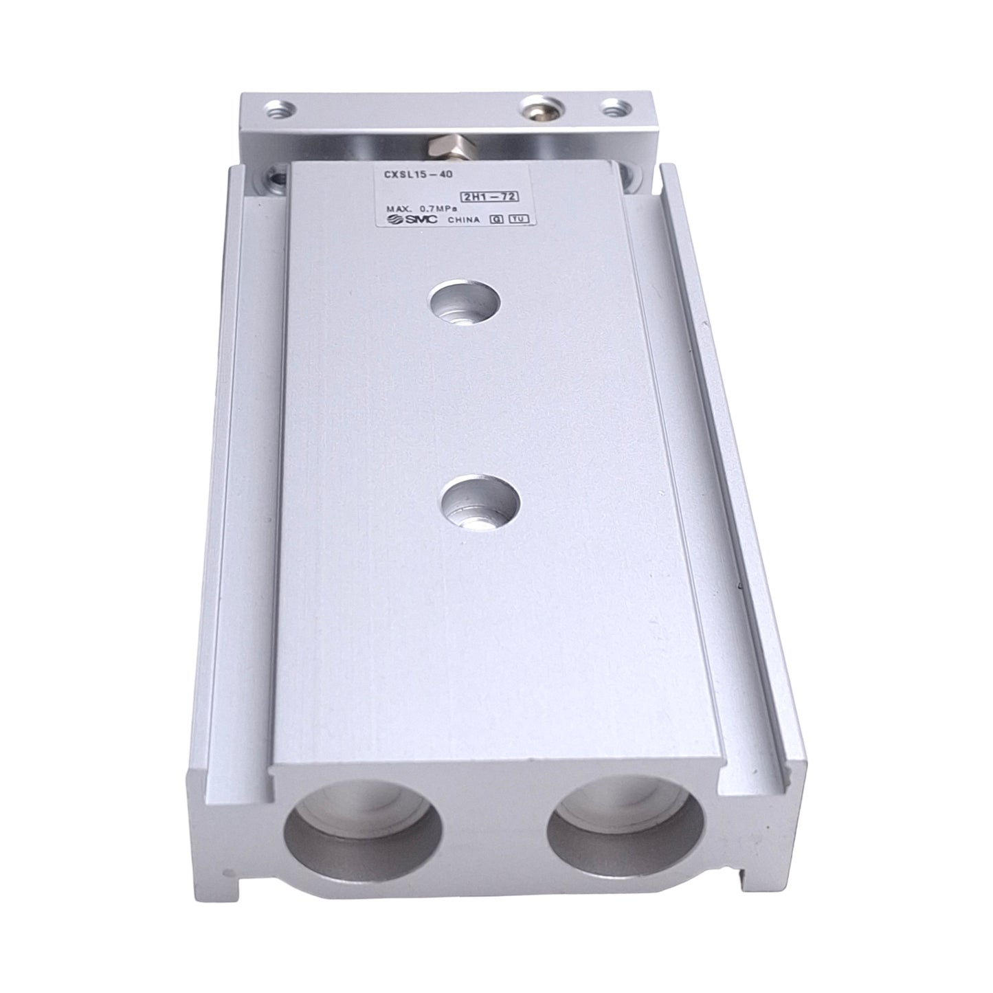 New – Open box SMC CXSL15-40 Dual Rod Cylinder, 15mm Bore, 40mm Stroke, M5 Ports, 0.7MPa