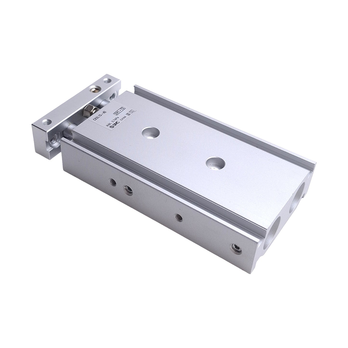 New – Open box SMC CXSL15-40 Dual Rod Cylinder, 15mm Bore, 40mm Stroke, M5 Ports, 0.7MPa