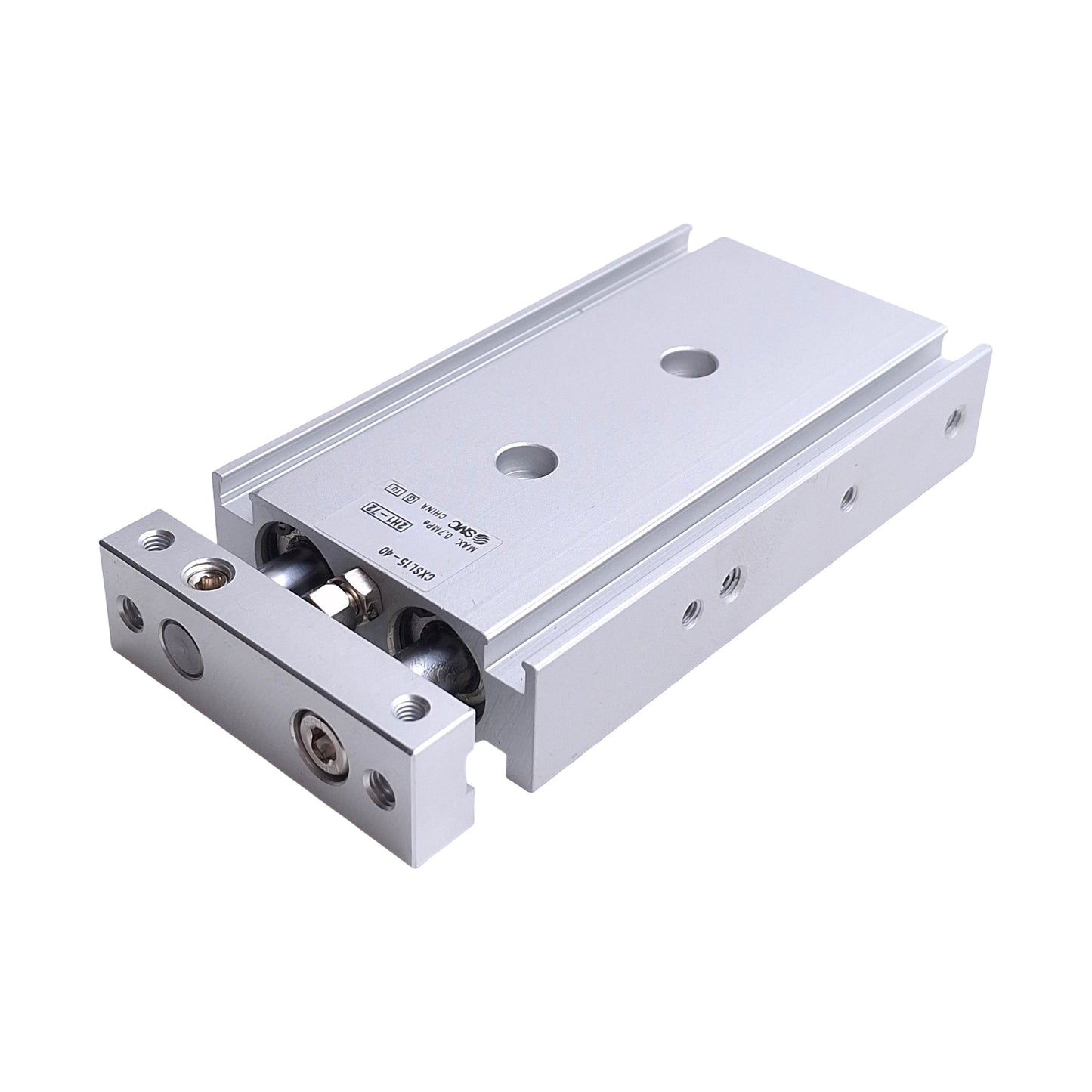 New – Open box SMC CXSL15-40 Dual Rod Cylinder, 15mm Bore, 40mm Stroke, M5 Ports, 0.7MPa