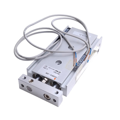 New – Open box SMC CXSM15-30R-Z73 Dual Rod Cylinder, 15mm Bore, 30mm Stroke, 0.7MPa, M5 Ports