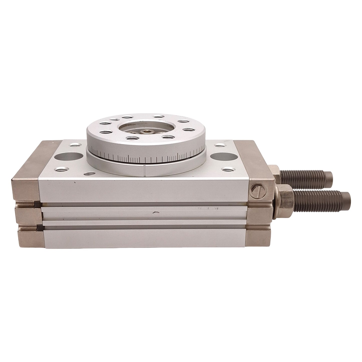 Used SMC MSQB50R Rotary Cylinder, ø25mm Bore, 0-190° Rotation, 0.1-0.6MPa, Rc1/8