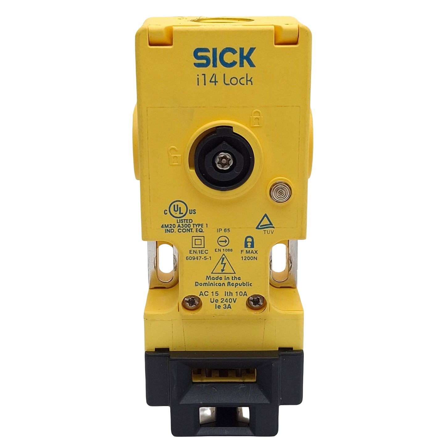 Used Sick i14-M0213 Safety Interlock Switch, 2N.C/1N.O, 1000N Max, 24VDC 2A, M20 x 1