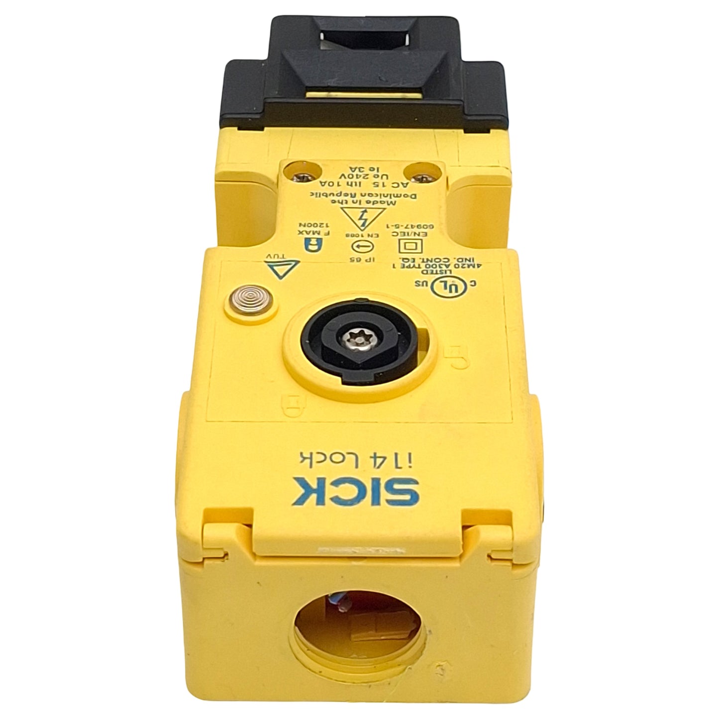 Used Sick i14-M0213 Safety Interlock Switch, 2N.C/1N.O, 1000N Max, 24VDC 2A, M20 x 1