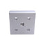 New – Open box Lot of 2 80/20 2140 Center Tap Base Plates 15 Series, 3in x 3in x 0.75in, 1/2-13