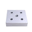 New – Open box Lot of 2 80/20 2140 Center Tap Base Plates 15 Series, 3in x 3in x 0.75in, 1/2-13
