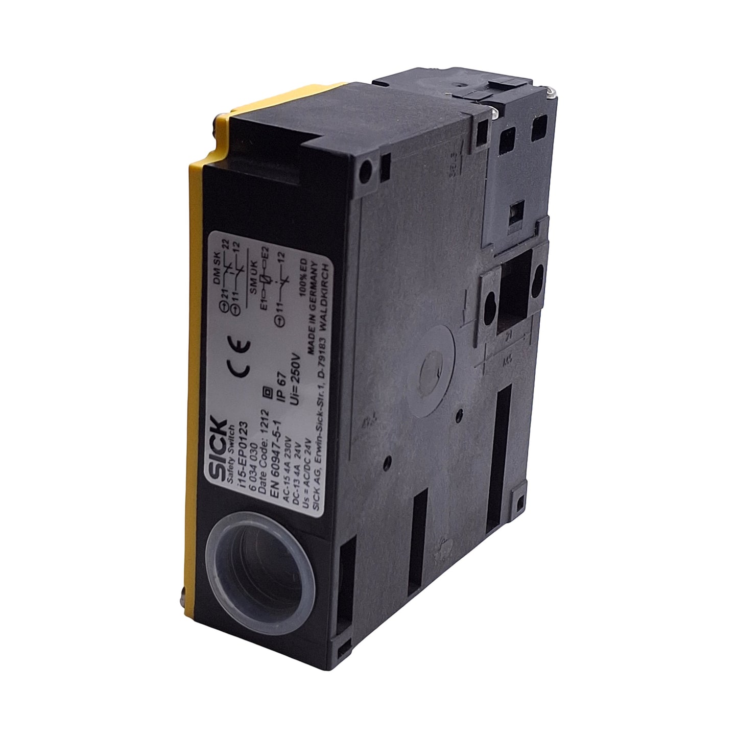 New Sick i15-EP0123 Solenoid Interlock Switch, 3PST-NC 12VDC, 230VAC, 24VDC Coil