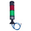 Used Cutler Hammer E26X9HUL32N Light Tower w/Alarm 250V Max, Green, Red *No Lamp*