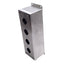Used nVent Hoffman E-4PBSS 4-Hole Pushbutton Enclosure 30.5mm PB, 304 Stainless Steel
