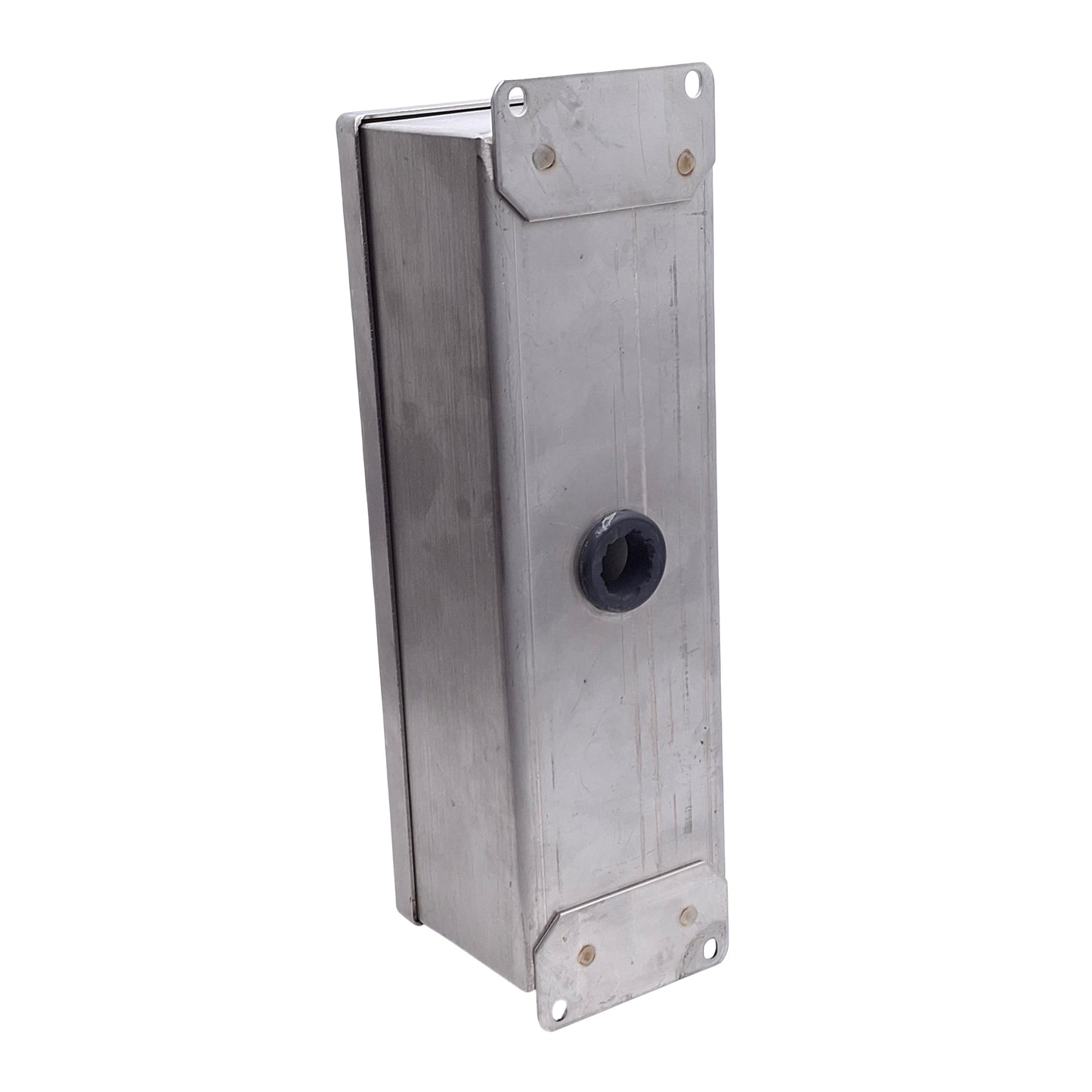 Used nVent Hoffman E-4PBSS 4-Hole Pushbutton Enclosure 30.5mm PB, 304 Stainless Steel