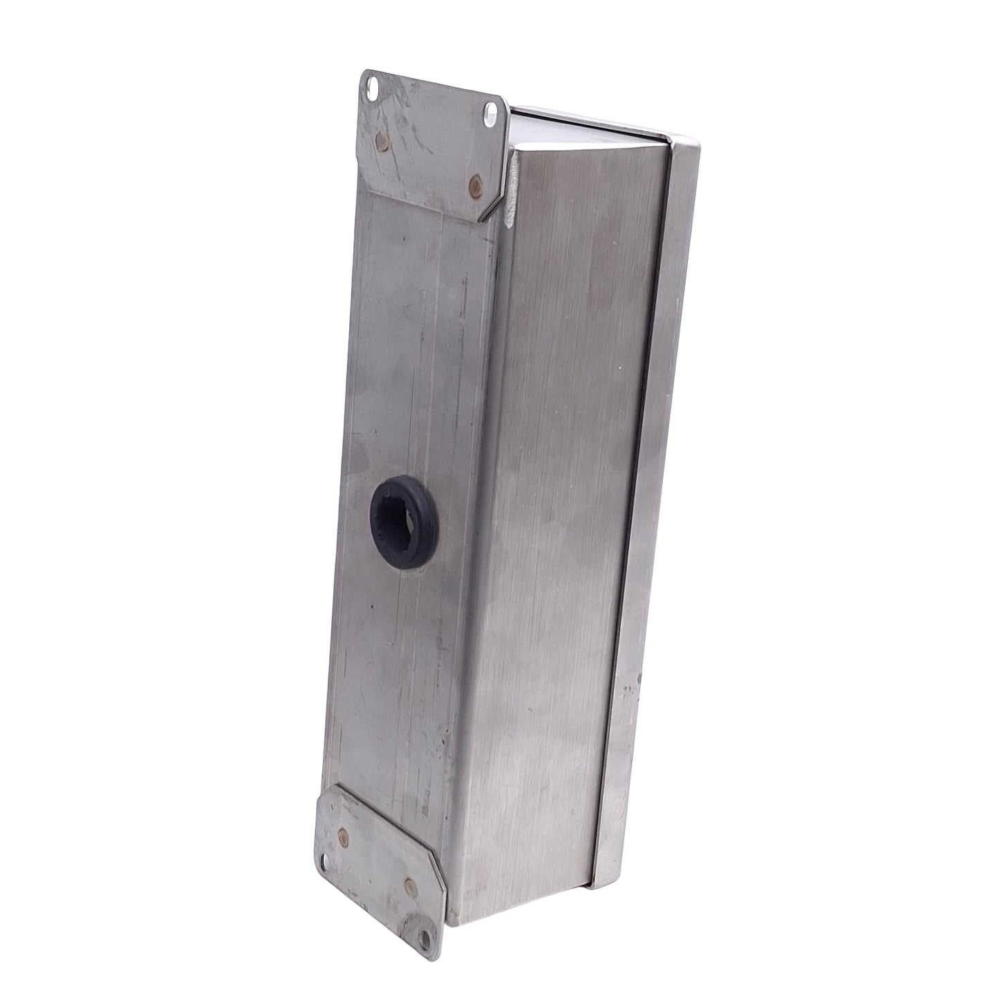 Used nVent Hoffman E-4PBSS 4-Hole Pushbutton Enclosure 30.5mm PB, 304 Stainless Steel