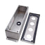 Used nVent Hoffman E-4PBSS 4-Hole Pushbutton Enclosure 30.5mm PB, 304 Stainless Steel