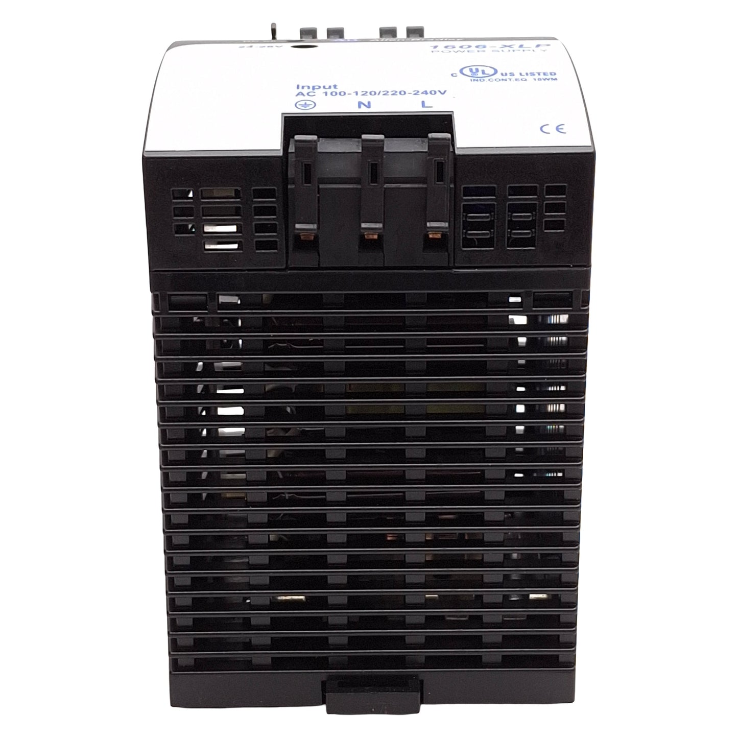 Used Allen Bradley 1606-XLP100E PLC Power Supply, 100W, 24VDC Out, 100-240VAC Input