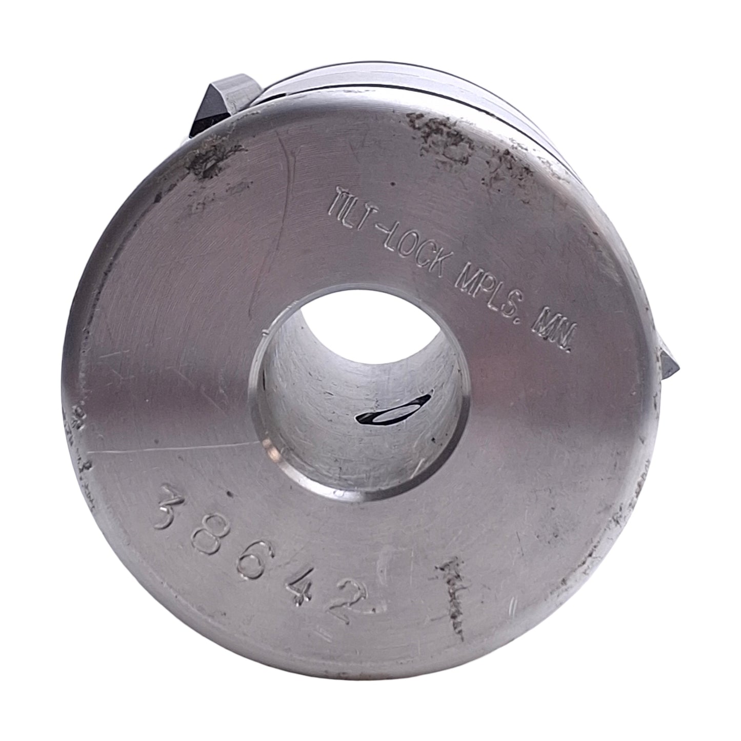 Used Tilt-Lock R3-3 Shoulderless Core Chuck 3-Tooth, 1in Bore, 2.95in OD x 3.88in L