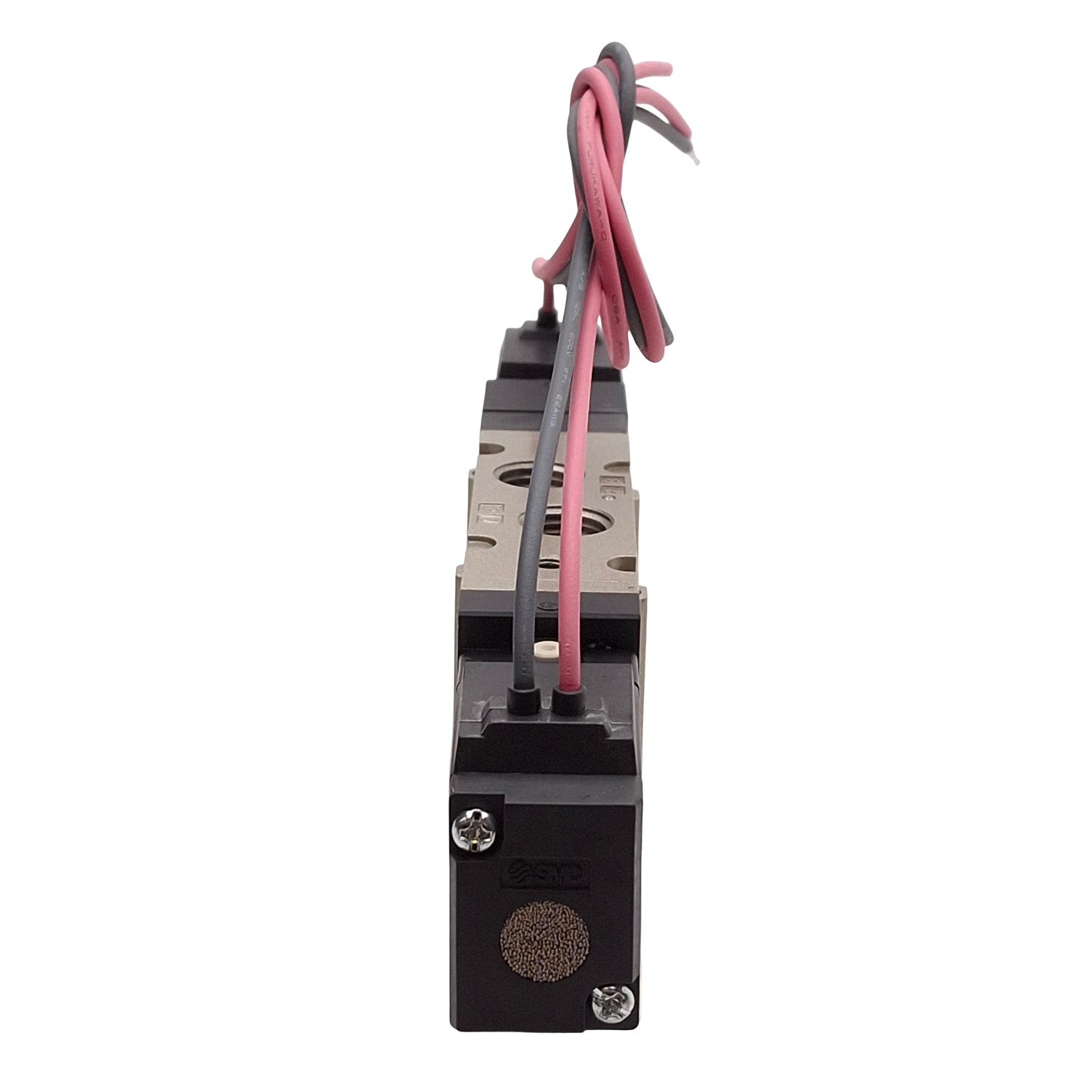 New SMC VFS2420R-5G-02T Solenoid Valve, 3-Pos Exh Center, 1/4in NPTF, 24VDC Coils