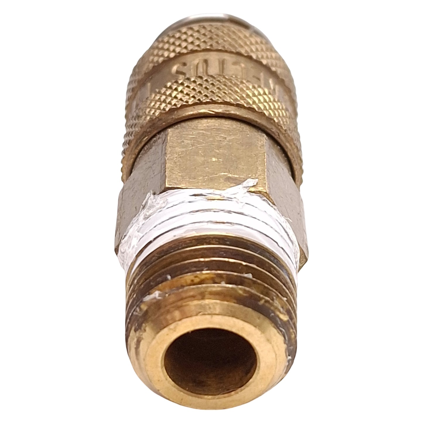 Used Lot of 5 Parker 21KAAN13MPX Rectus Type 21 Quick Coupling, Brass, 1/4in NPT Male