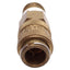 Used Lot of 5 Parker 21KAAN13MPX Rectus Type 21 Quick Coupling, Brass, 1/4in NPT Male