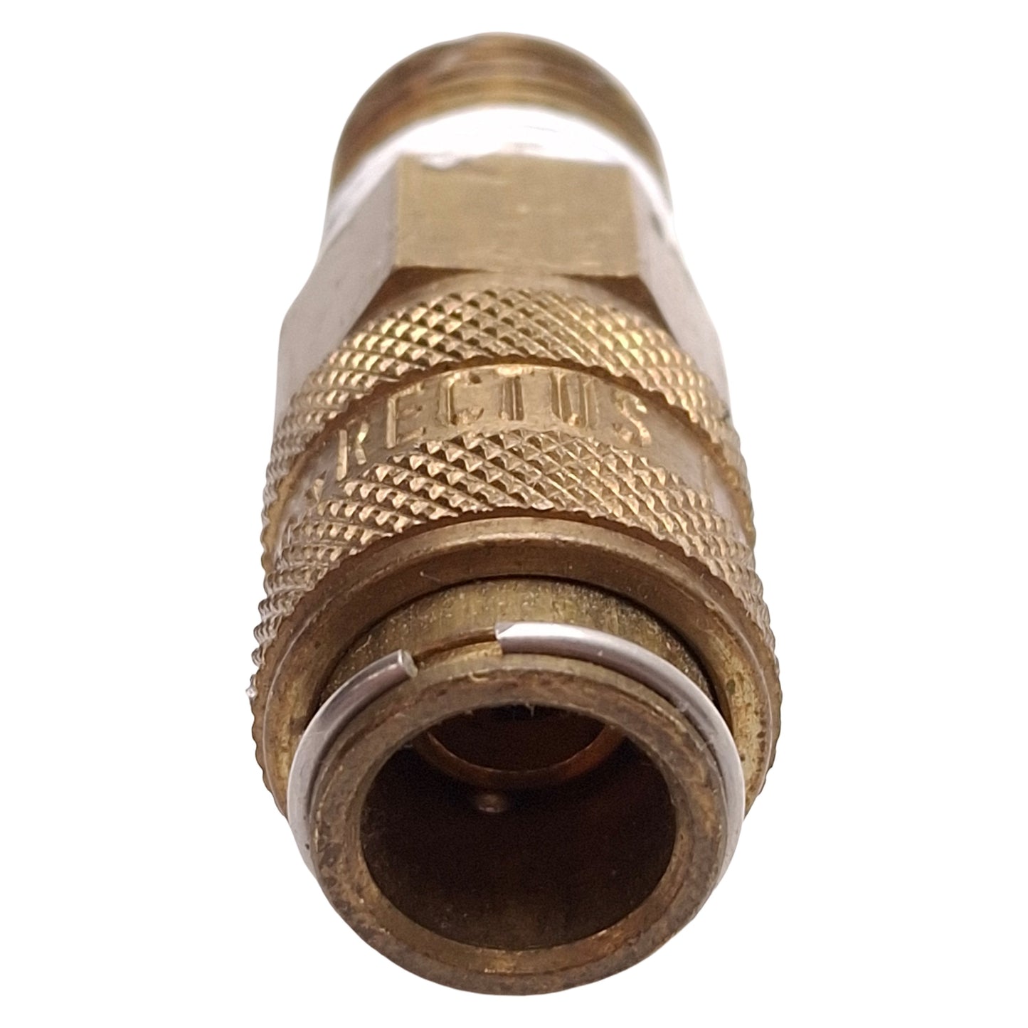 Used Lot of 5 Parker 21KAAN13MPX Rectus Type 21 Quick Coupling, Brass, 1/4in NPT Male