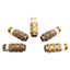 Used Lot of 5 Parker 21KAAN13MPX Rectus Type 21 Quick Coupling, Brass, 1/4in NPT Male