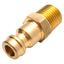 Used Lot of 9 Parker 21SFAN10MXX Rectus Type 21 Quick Coupler Plug, Brass, 1/8in NPT