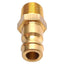 Used Lot of 9 Parker 21SFAN10MXX Rectus Type 21 Quick Coupler Plug, Brass, 1/8in NPT