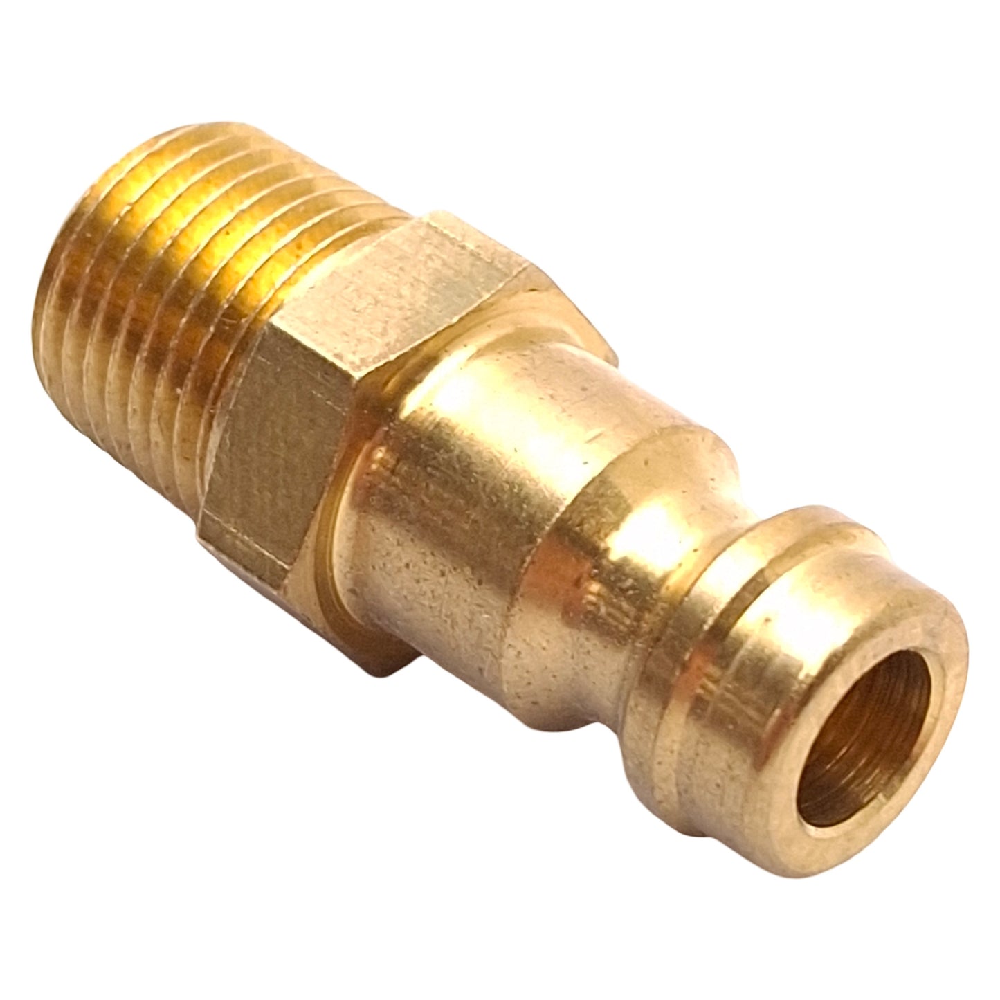 Used Lot of 9 Parker 21SFAN10MXX Rectus Type 21 Quick Coupler Plug, Brass, 1/8in NPT