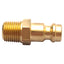 Used Lot of 9 Parker 21SFAN10MXX Rectus Type 21 Quick Coupler Plug, Brass, 1/8in NPT