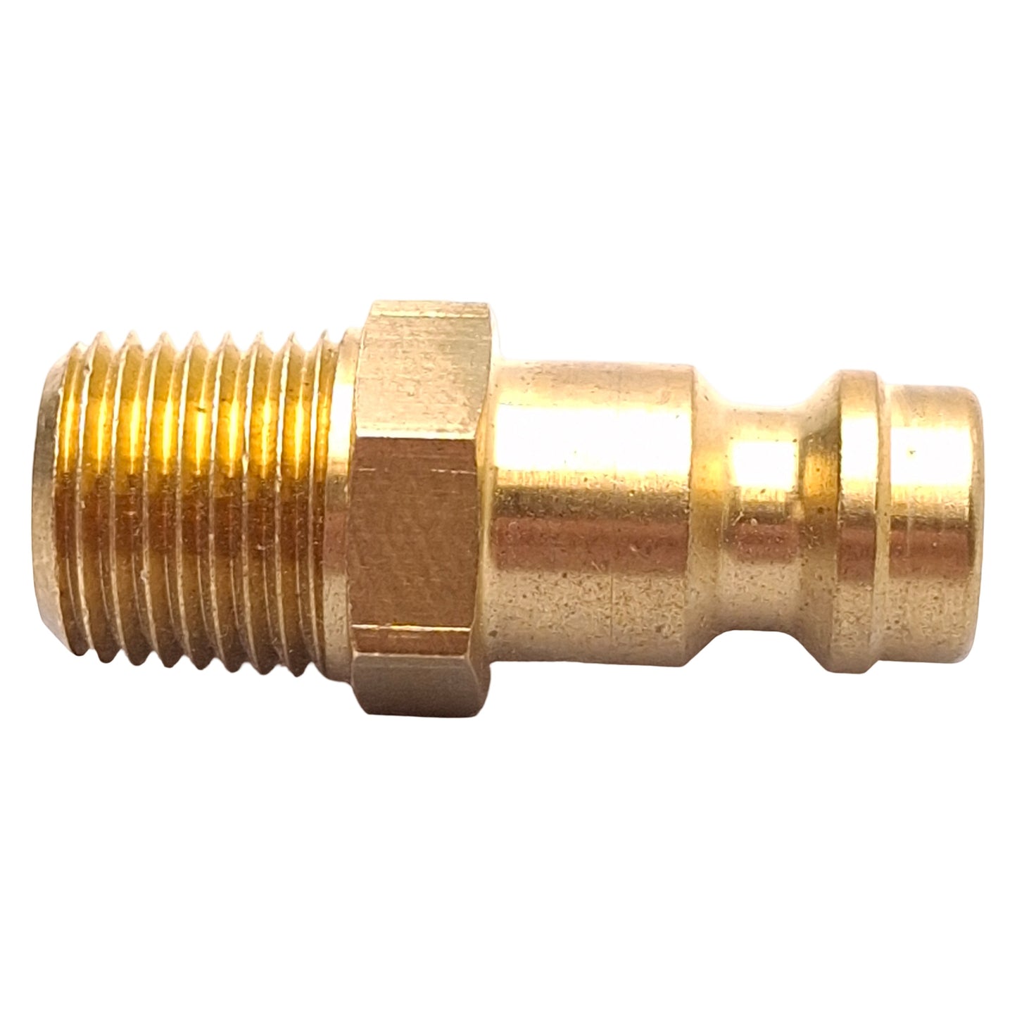 Used Lot of 9 Parker 21SFAN10MXX Rectus Type 21 Quick Coupler Plug, Brass, 1/8in NPT