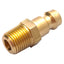 Used Lot of 9 Parker 21SFAN10MXX Rectus Type 21 Quick Coupler Plug, Brass, 1/8in NPT