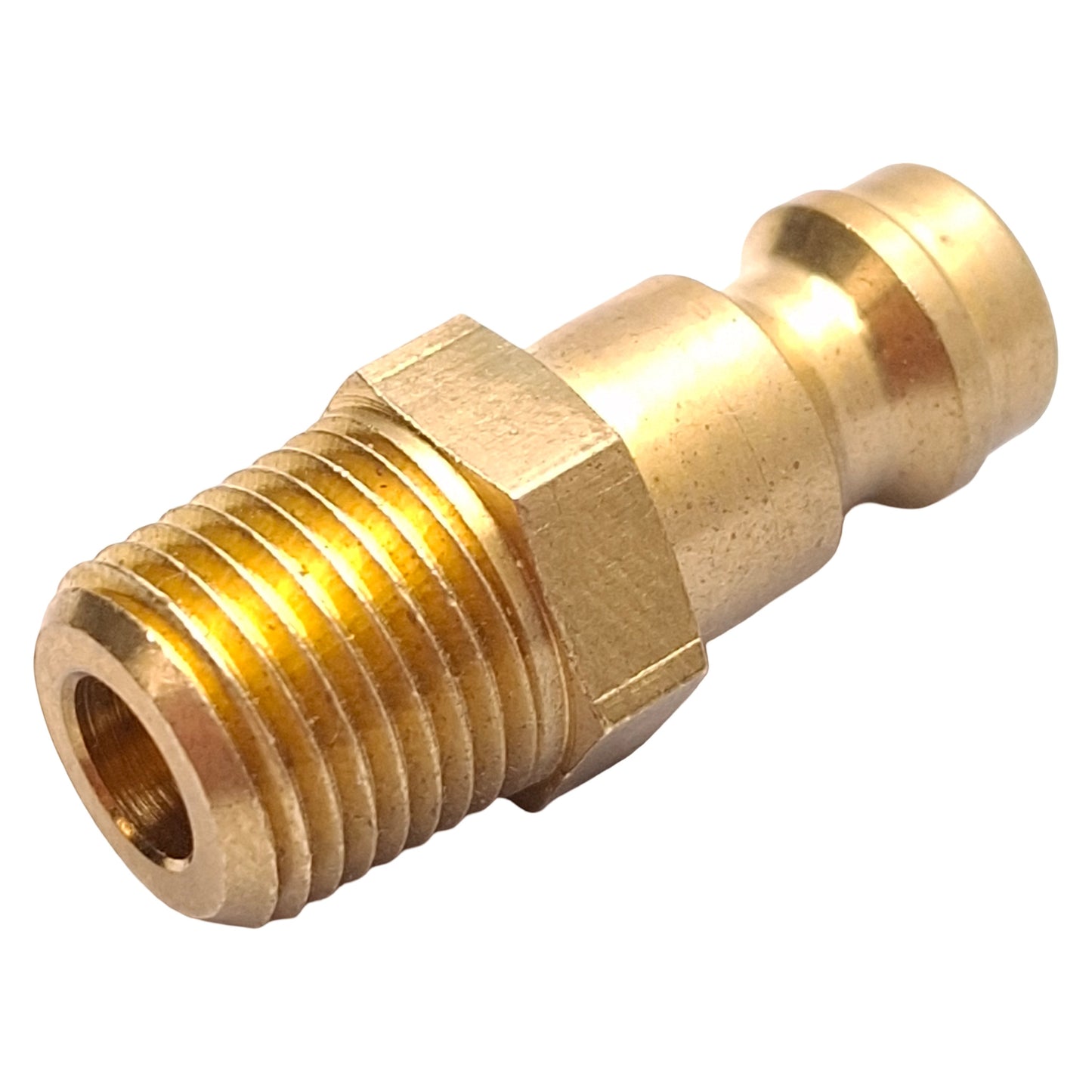 Used Lot of 9 Parker 21SFAN10MXX Rectus Type 21 Quick Coupler Plug, Brass, 1/8in NPT