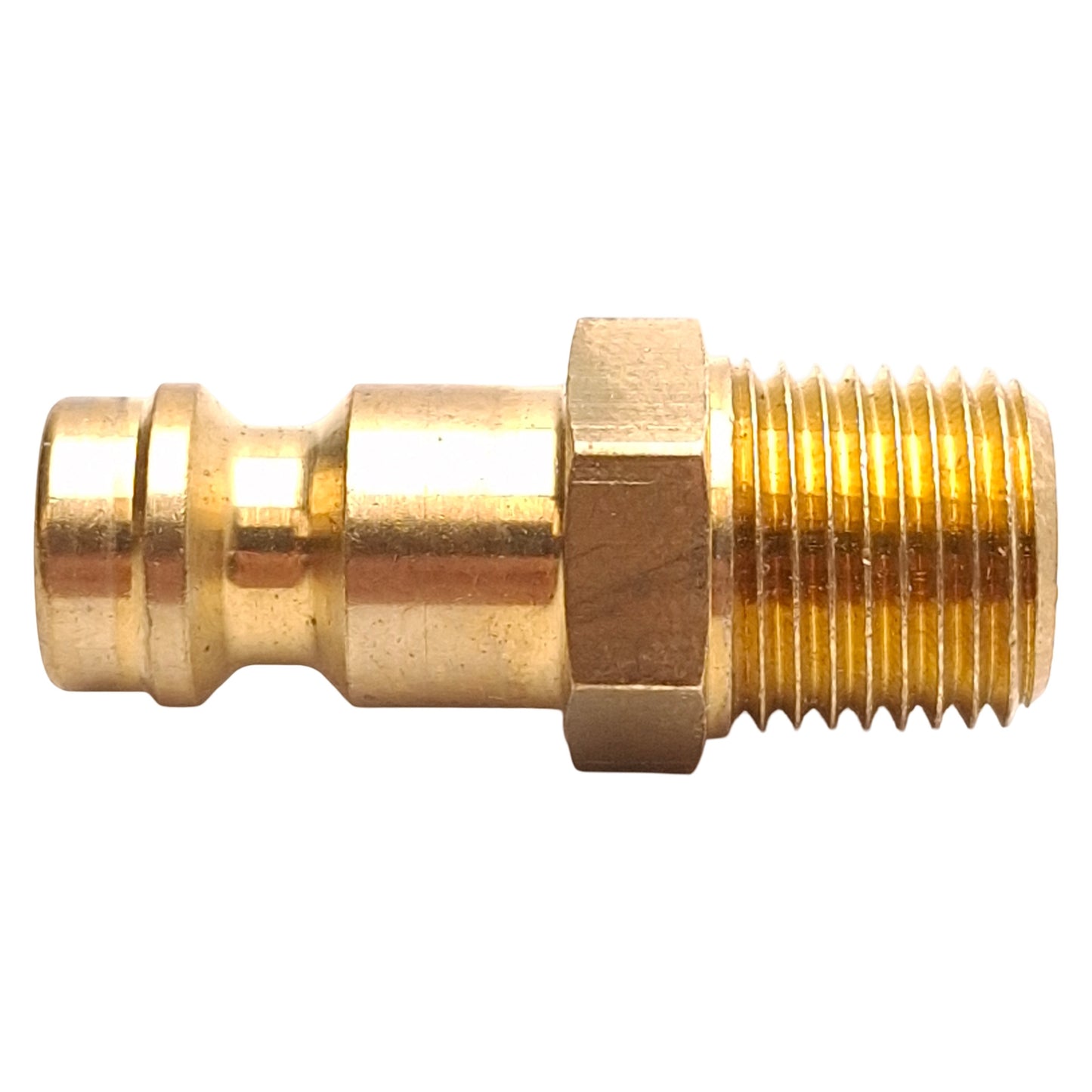 Used Lot of 9 Parker 21SFAN10MXX Rectus Type 21 Quick Coupler Plug, Brass, 1/8in NPT