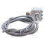 Used SMC ZSE40A-N01-T-P Vacuum Switch, 0 to -14.69psi, 12-24VDC, PNP, 1/8" NPT
