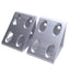 New Lot of 2 80/20 4338 Gusseted Inside Corner Brackets 15 Series 3in x 3in x 2.8in