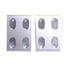 New Lot of 2 80/20 4338 Gusseted Inside Corner Brackets 15 Series 3in x 3in x 2.8in