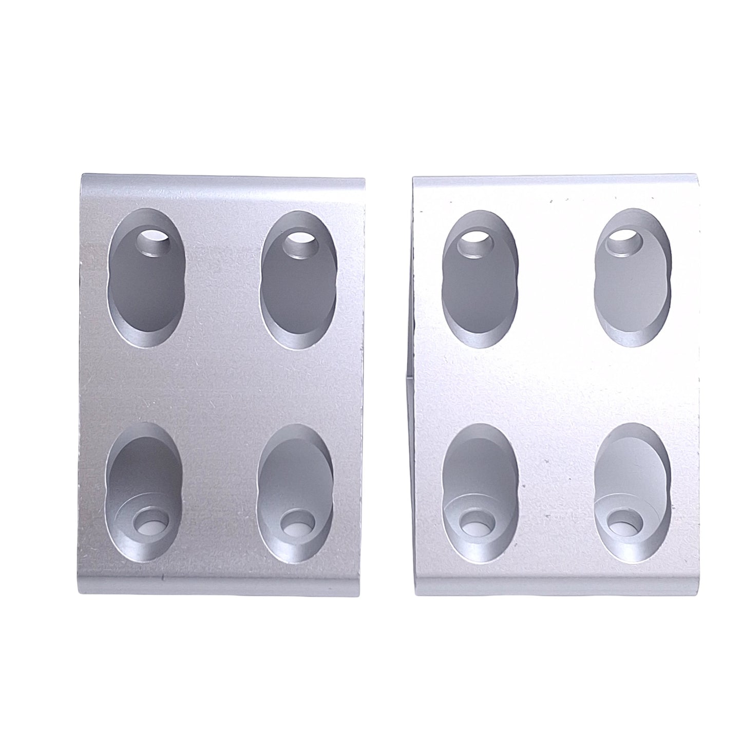 New Lot of 2 80/20 4338 Gusseted Inside Corner Brackets 15 Series 3in x 3in x 2.8in