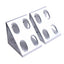 New Lot of 2 80/20 4338 Gusseted Inside Corner Brackets 15 Series 3in x 3in x 2.8in