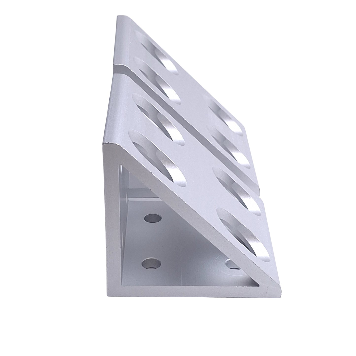New Lot of 2 80/20 4338 Gusseted Inside Corner Brackets 15 Series 3in x 3in x 2.8in
