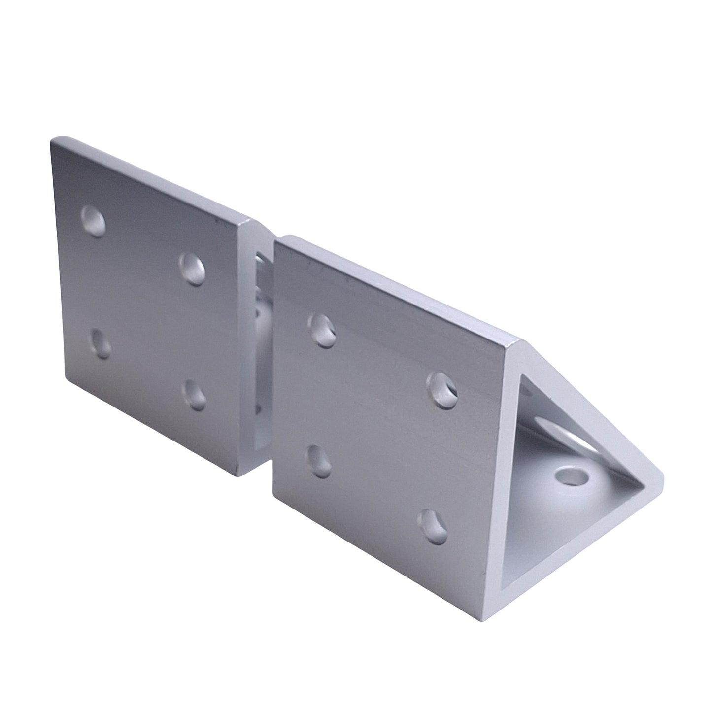 New Lot of 2 80/20 4338 Gusseted Inside Corner Brackets 15 Series 3in x 3in x 2.8in