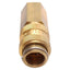 Used Lot of 5 Parker 21KAIK10MPX Rectus Type 21 Quick Coupling, Brass, R1/8 Female