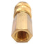 Used Lot of 5 Parker 21KAIK10MPX Rectus Type 21 Quick Coupling, Brass, R1/8 Female