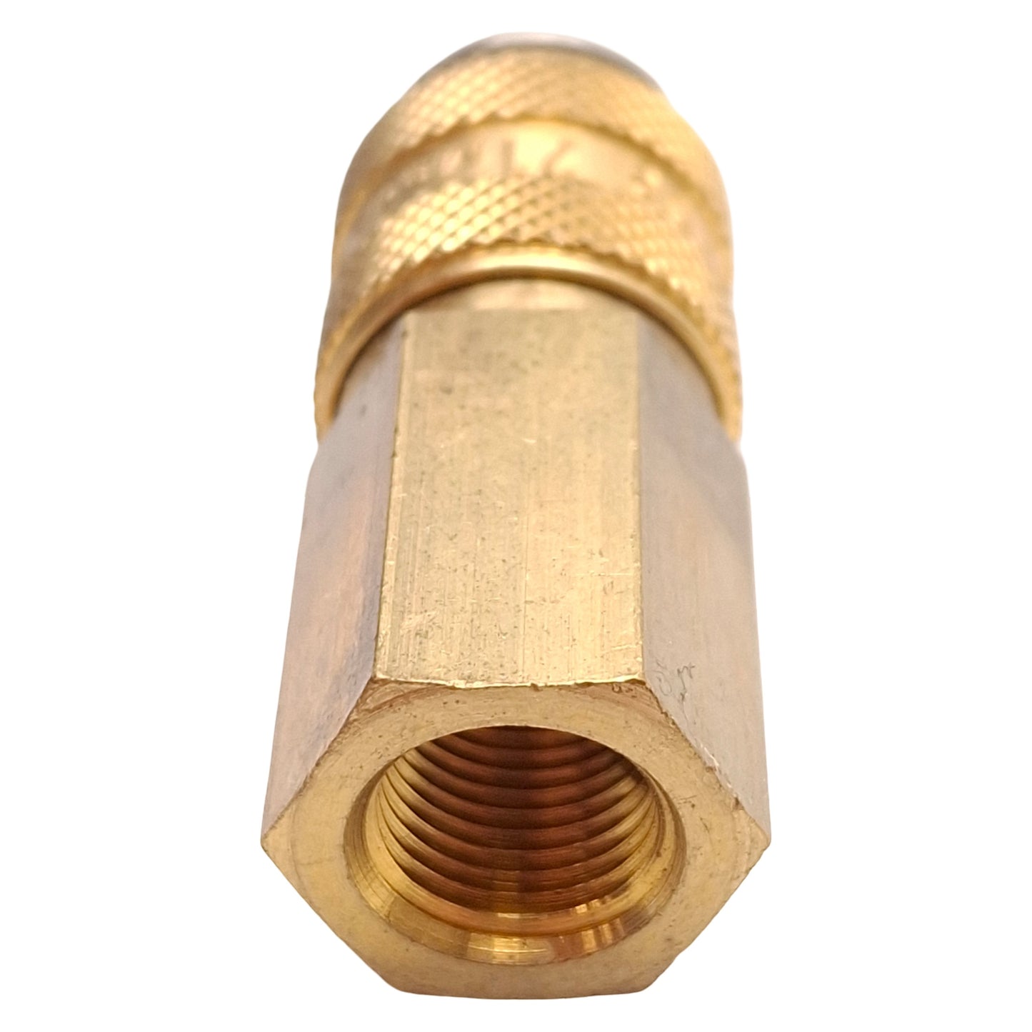 Used Lot of 5 Parker 21KAIK10MPX Rectus Type 21 Quick Coupling, Brass, R1/8 Female
