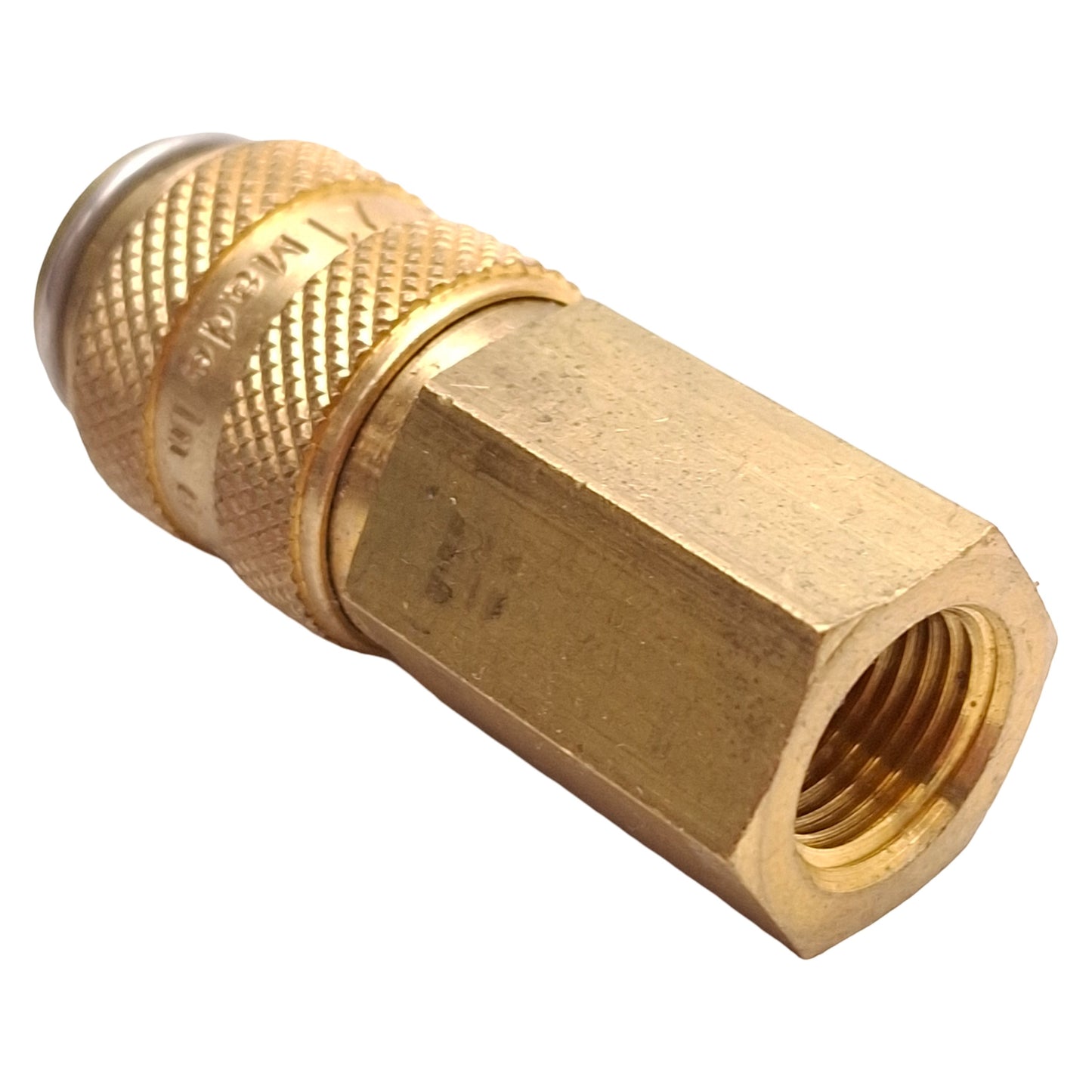 Used Lot of 5 Parker 21KAIK10MPX Rectus Type 21 Quick Coupling, Brass, R1/8 Female