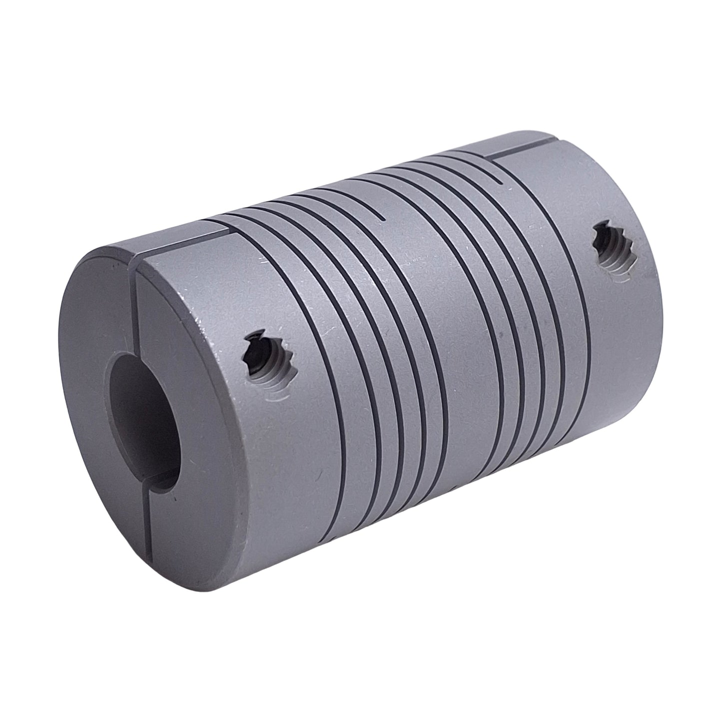 New – Open box Helical DSAC162-20-10 Flexible Aluminum Coupling, 5/8 to 1/4in Bore, 1-5/8in OD