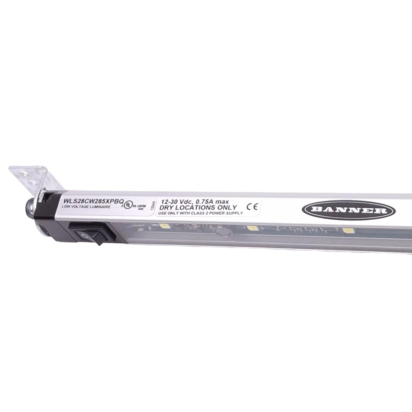 Used Banner WLS28CW285XPBQ Low Voltage Luminaire LED Work Light Strip, 285mm 12-30VDC